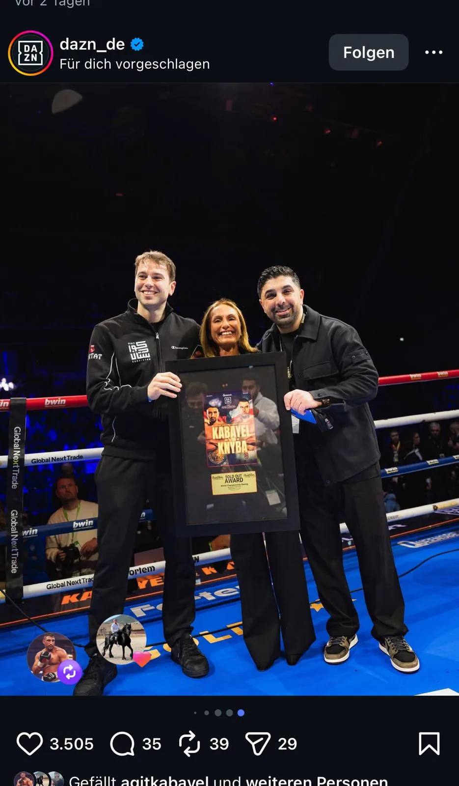 DAZN — 3 eventi, record PPV, tutto esaurito, visual della campagna